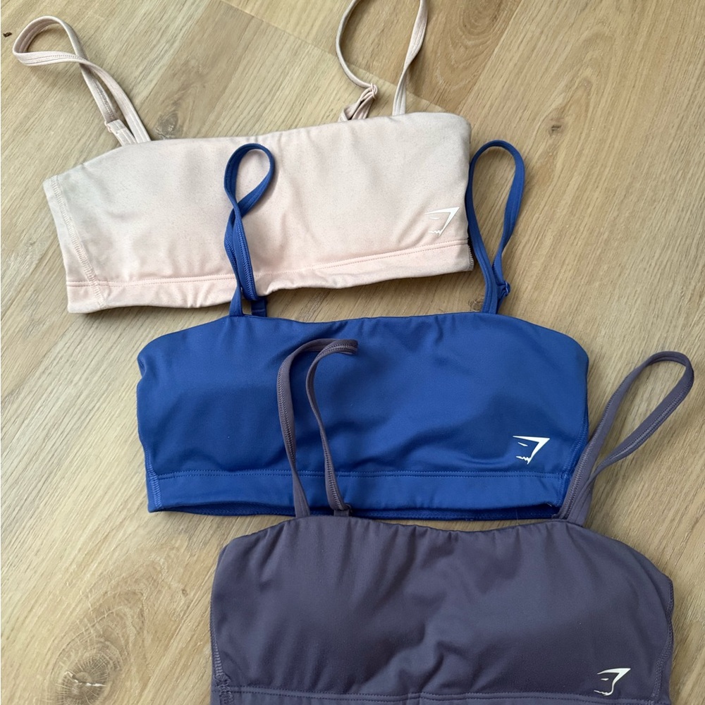Gymshark bandeau bra bundle